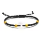 Chalcedony Peaceful Buckle Black Cord Style