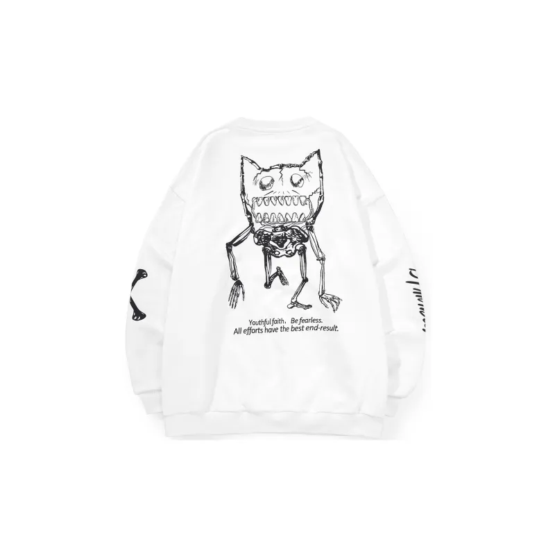 BIRDTALK Sweatshirts Unisex White-1