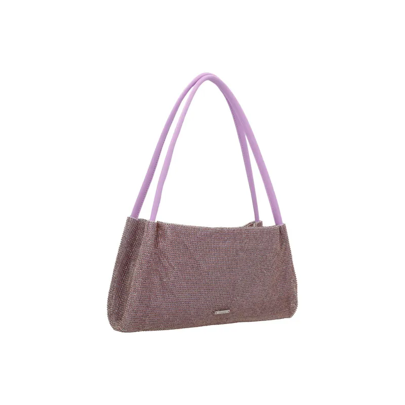 Staud Crystal Mesh Handbag Shoulder Bag Women's Purple-1