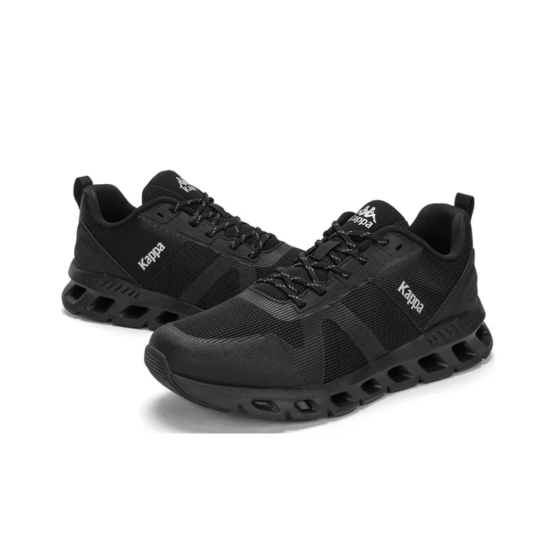 Kappa Anti-Slip Wear-Resistant Low-Top Casual Running Shoes Men's Black-4