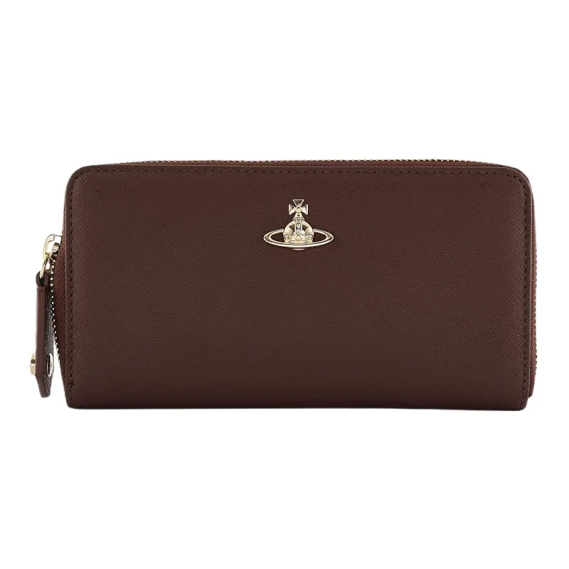 Vivienne Westwood Calfskin Wallet Women's Brown-0