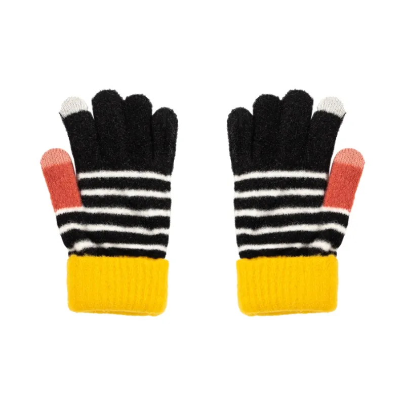 BAIJUAN Acrylic Knit Gloves Unisex Ecru-7