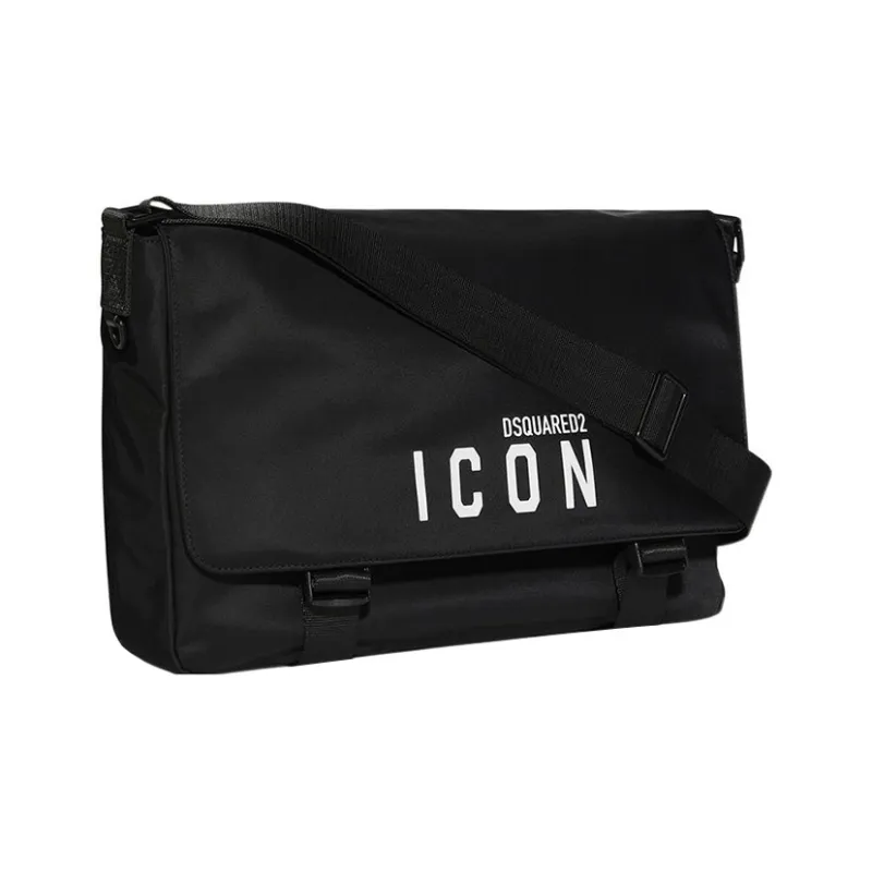 DSQUARED 2 Polyamide Messenger Bag Shoulder Bag Crossbody Bag Men's Black-1