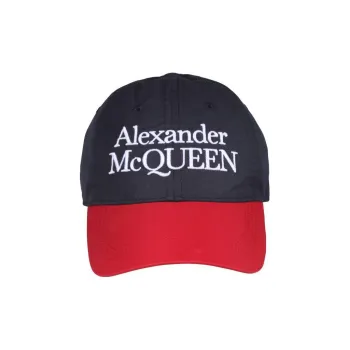 Alexander McQueen Baseball Caps Men Blue
