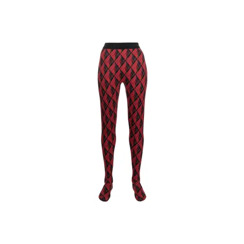 Marine Serre Leggings Women's Red