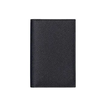 HERMES MC² Euclide Epsom Calfskin Coin Purses Card Holders Regular Men's 76 Bleu Indigo Indigo