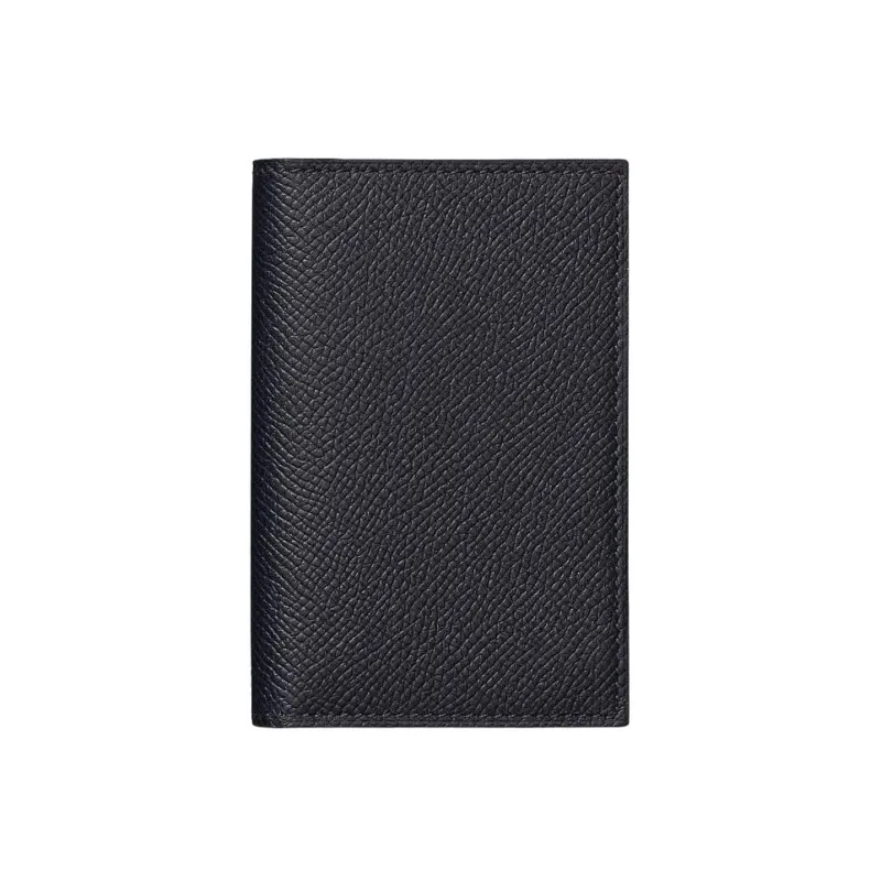 HERMES MC² Euclide Epsom Calfskin Coin Purses Card Holders Regular Men's 76 Bleu Indigo Indigo-0