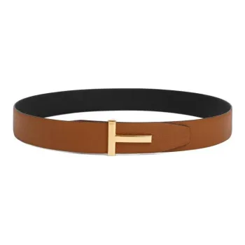 TOM FORD Casual Minimalist Style Smooth Buckle Men's Width 4cm