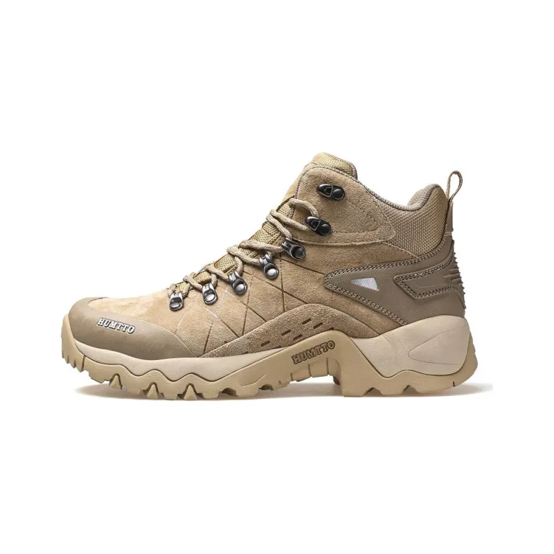 HUMTTO Anti Slip Wear Resistant High Top Outdoor Shoes Men's Sand-0