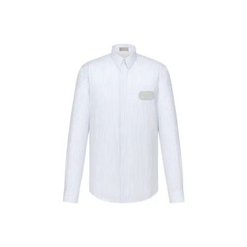 DIOR Shirts Men Light Blue