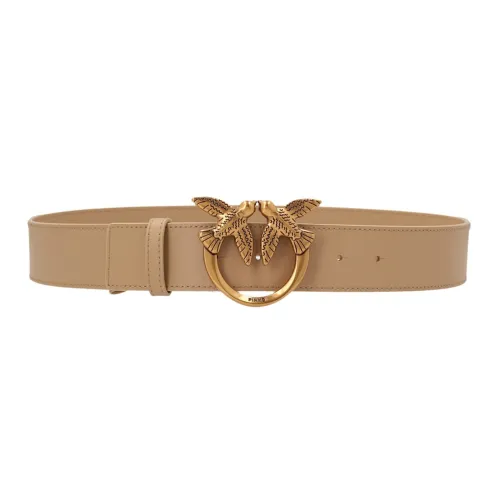 PINKO Leather Belts Women's Light Brown