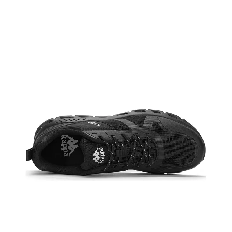 Kappa Anti-Slip Wear-Resistant Low-Top Casual Running Shoes Men's Black-2