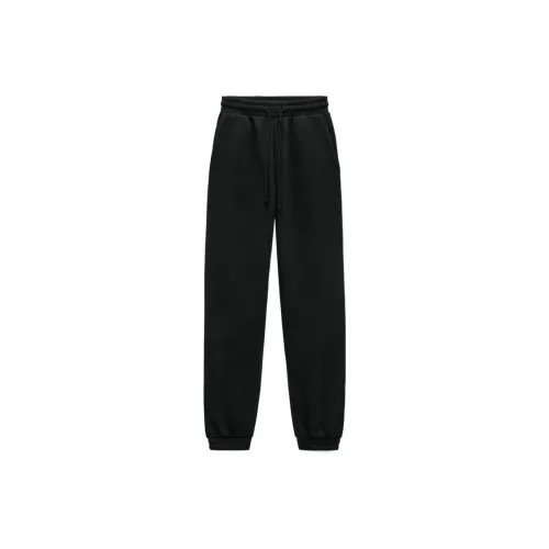 ZARA Knitted Sweatpants Women's Black