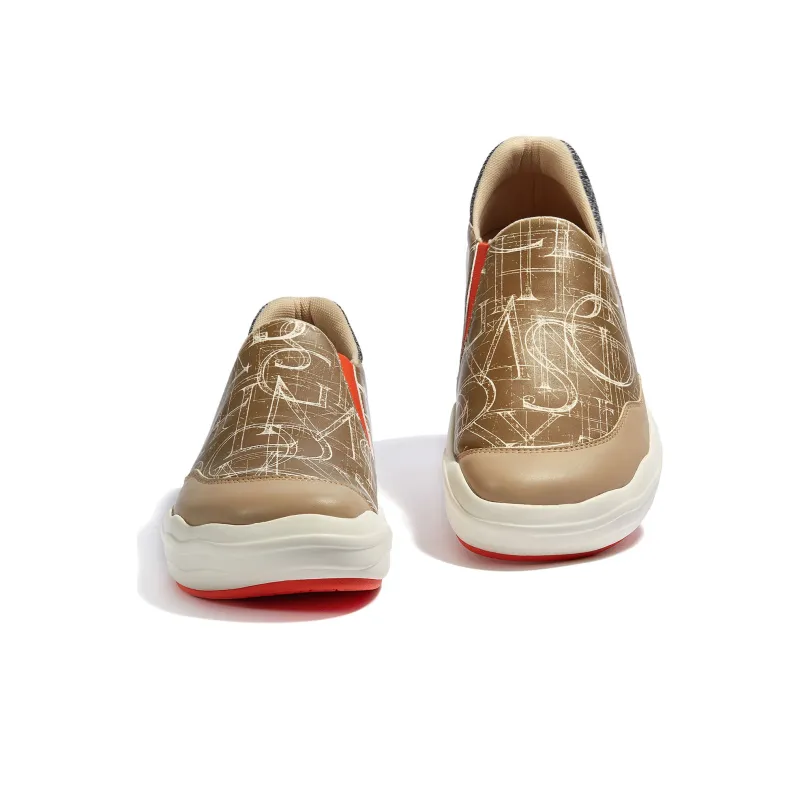 U.IN Painted Travel Shoes Andalusia 2 Stylish Skateboarding Shoes Women's-14