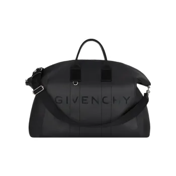 Givenchy Antigona Coated Canvas Shoulder Bag, Crossbody Bag, Handbag Medium Size Women's Black