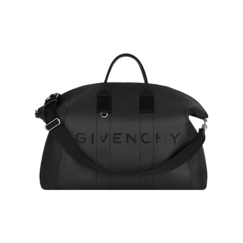 Givenchy Antigona Coated Canvas Shoulder Bag, Crossbody Bag, Handbag Medium Size Women's Black-0