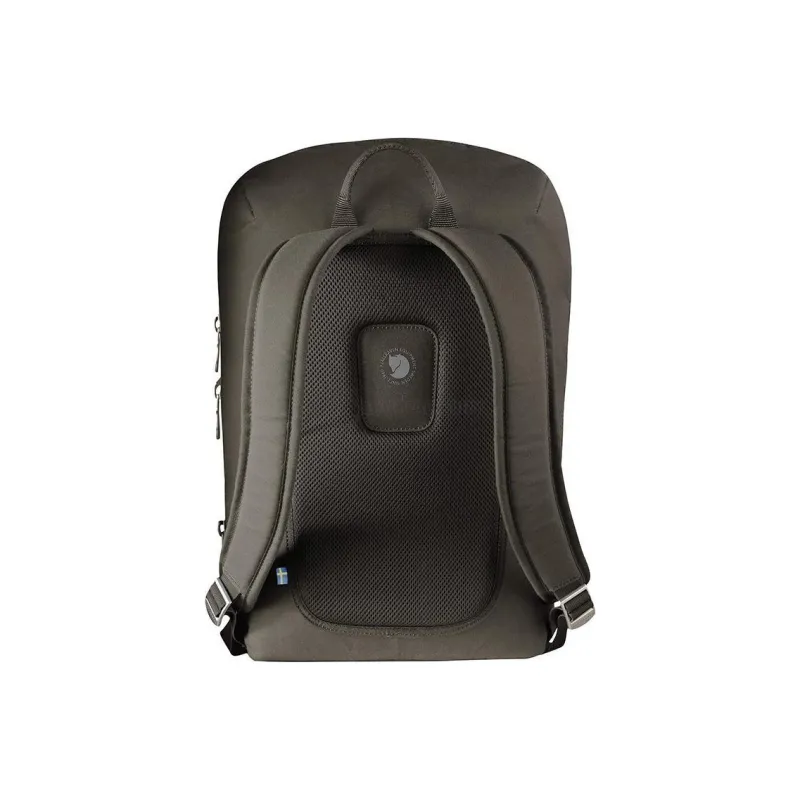 Fjallraven Laptop Backpack Small Size Unisex Black Olive-3