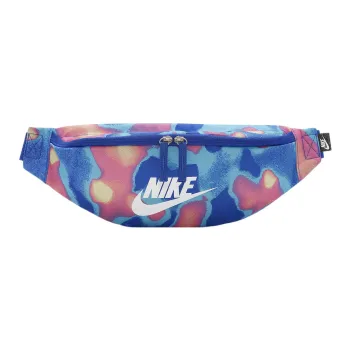 Nike Fabric Crossbody Bags Fanny Pack Medium Size Women's Blue/White