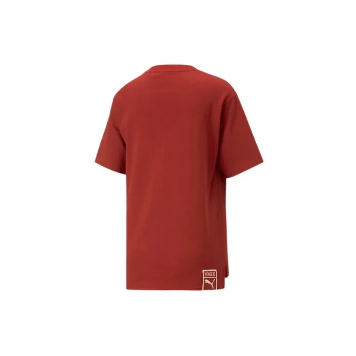 Vogue X PUMA X Vogue T-Shirts Women's Red-1
