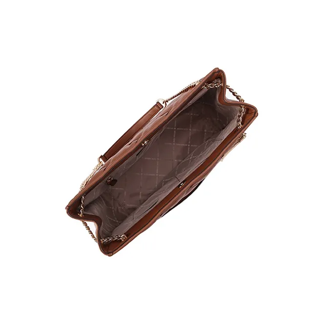 MICHAEL KORS Artificial Leather Tote Bag Shopping Bag Shoulder Bags Large Size Women's Leather Brown-2