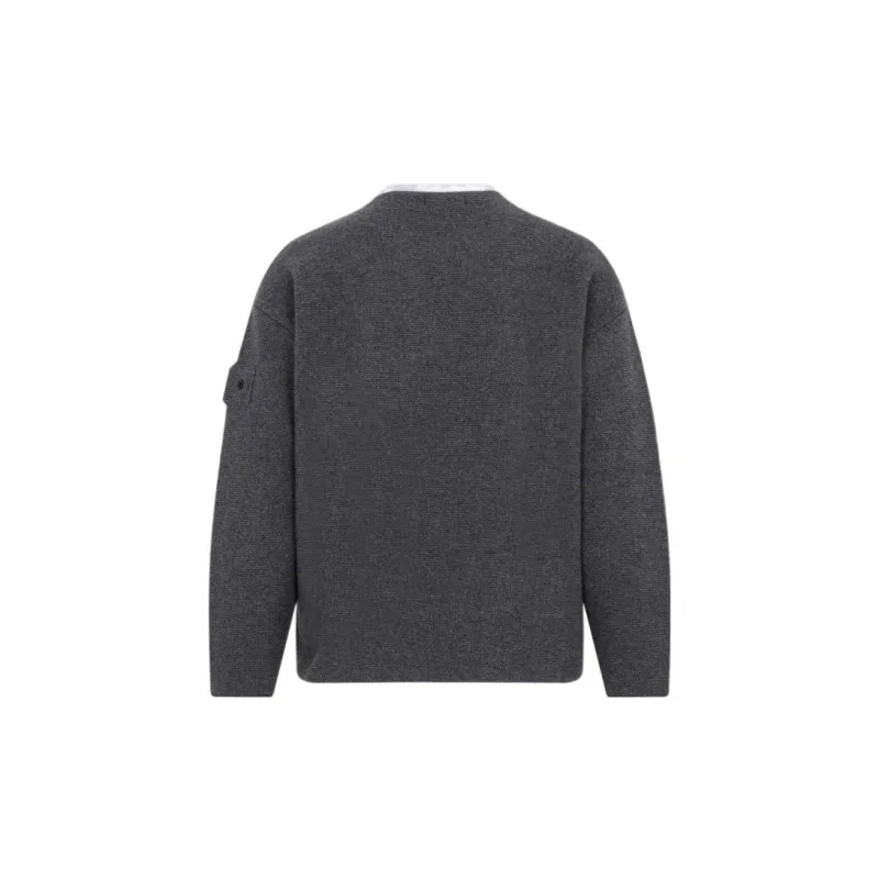 STONE ISLAND Sweater Men's Tin Gray-1