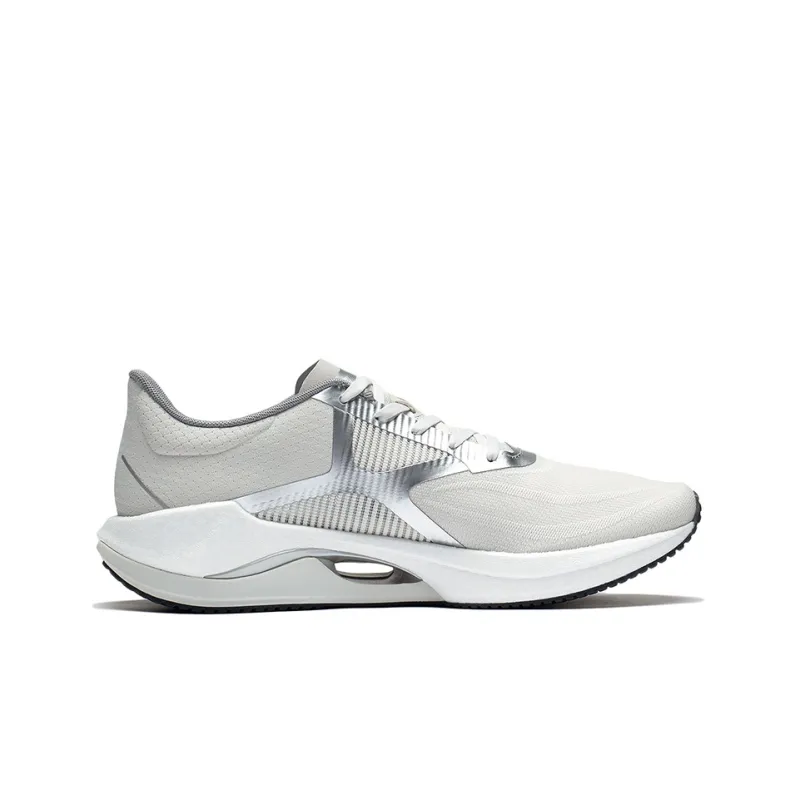LiNing Super Light 20 Abrasion Resistant Breathable Low Top Casual Running Shoes Men's Gray Silver-1