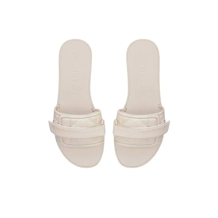 DIOR Diorevolution Slide Slippers Women's White-4