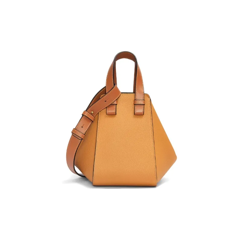LOEWE Hammock Soft Grained Calfskin Shoulder Bag Crossbody Bag Handbag Women's Light Caramel-2