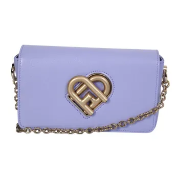 Furla My Joy Calfskin Shoulder Bag Crossbody Bag Mini Women's Blue Purple