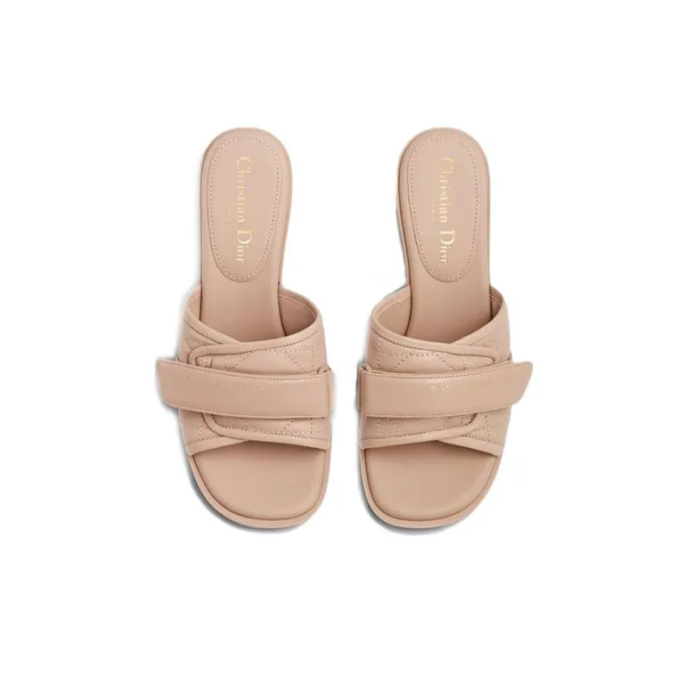 DIOR Diorevolution Slide Slippers Women's Nude Pink-4
