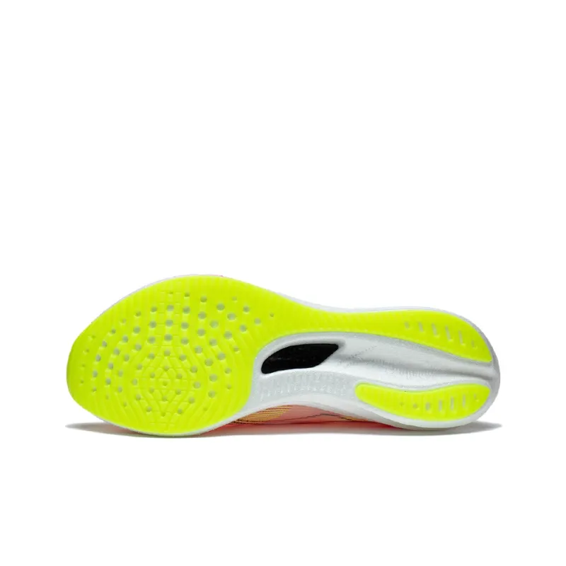 LiNing Feidian 3 Challenger Cushioning Anti-Slip And Wear-Resistant Low-Top Running Shoes Women's Pink White-4