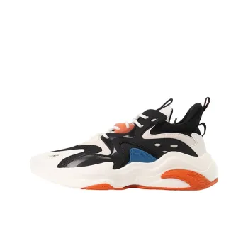 Anta Life Collection MIX4.0 Cushioning Anti Slip And Wear Resistant Low Top Casual Shoes Men's Black White