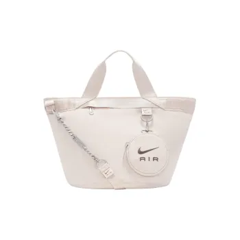 Nike Fabric Tote Bag Shopping Bag Handbag Crossbody Bag Shoulder Bag Regular Unisex Fossil Stone Gray/Eclipse Fuchsia