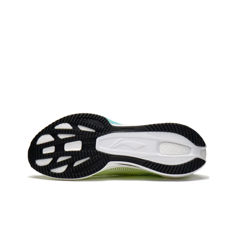 LiNing Super Light 20 Durable Breathable Low Top Running Shoes Men's Light Fruit Green-4