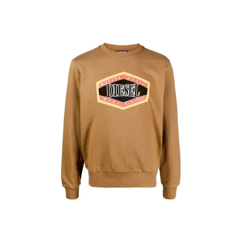 DIESEL Sweatshirt Men Caramel Brown