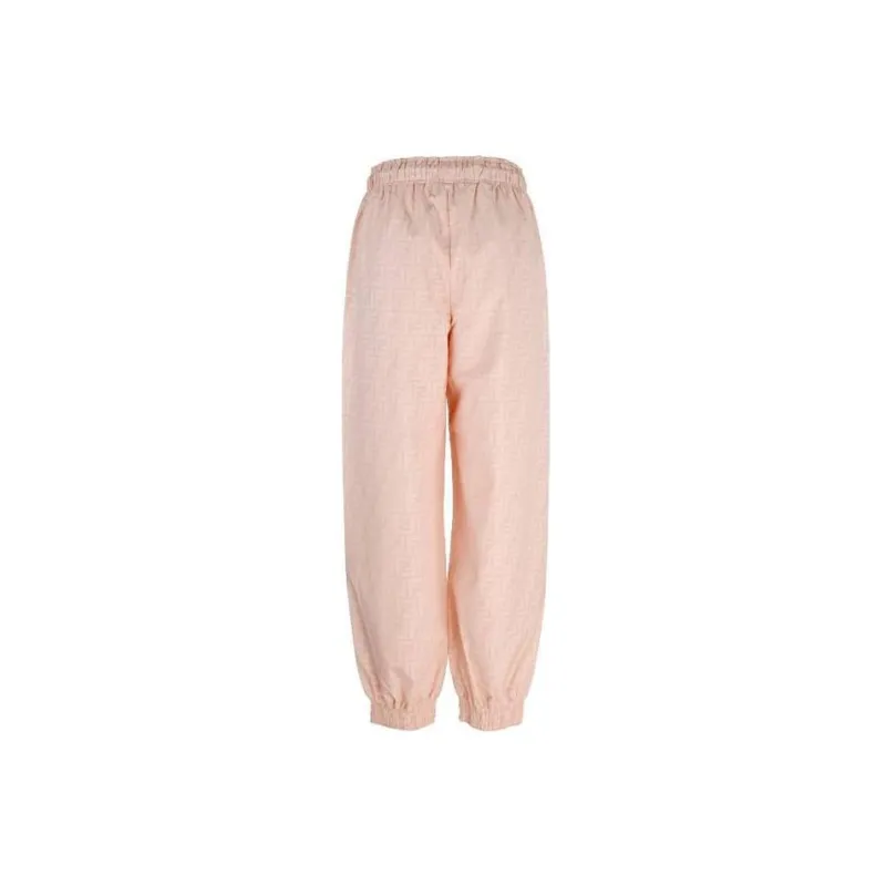 FENDI Knitted Sweatpants Women's Pink-1