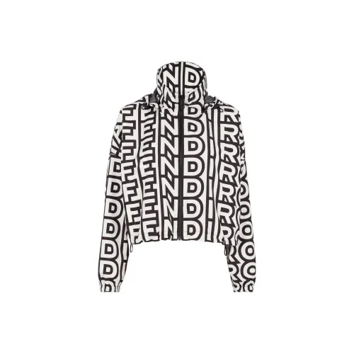 FENDI Cropped Coats Women's Multicolor