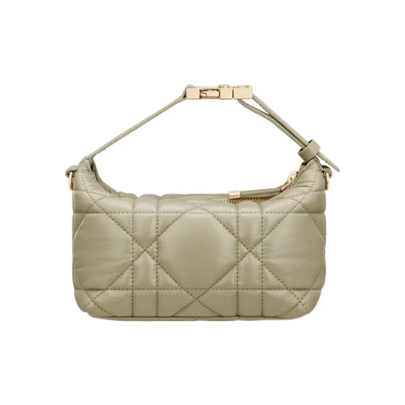 DIOR DiorTravel Cow Leather Clutch Small Size Women's Green-2