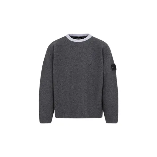 STONE ISLAND Sweaters Men Tin Gray