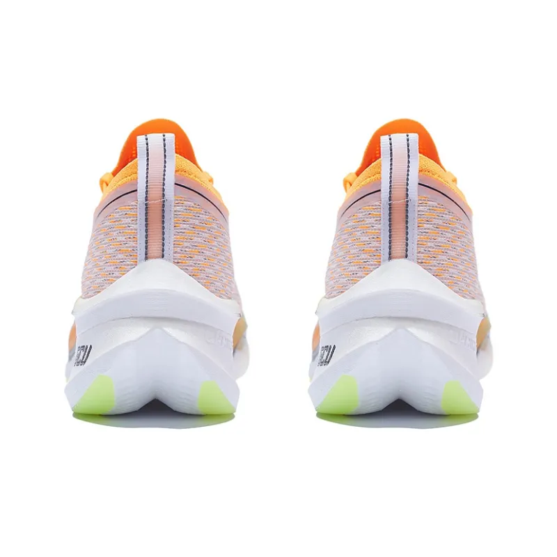 LiNing Feidian 3 Ultra Cushioning Anti Slip And Wear Resistant Rebound Low Top Running Shoes Unisex Orange White-3