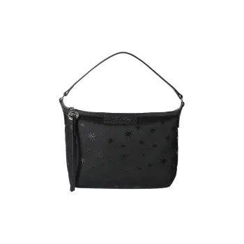 LONGCHAMP Le Pliage Canvas One Shoulder Portable Clutch Women's Black