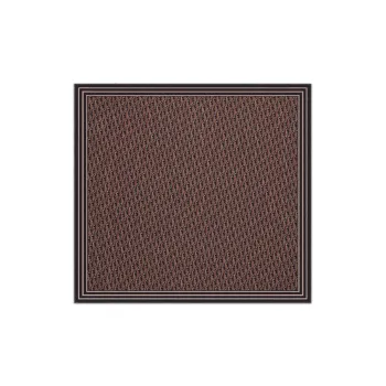 DIOR Silk Scarves Men Brown