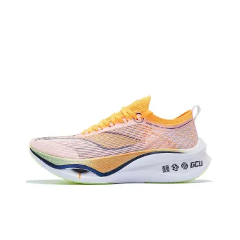 LiNing Feidian 3 Ultra Cushioning Anti Slip And Wear Resistant Rebound Low Top Running Shoes Unisex Orange White