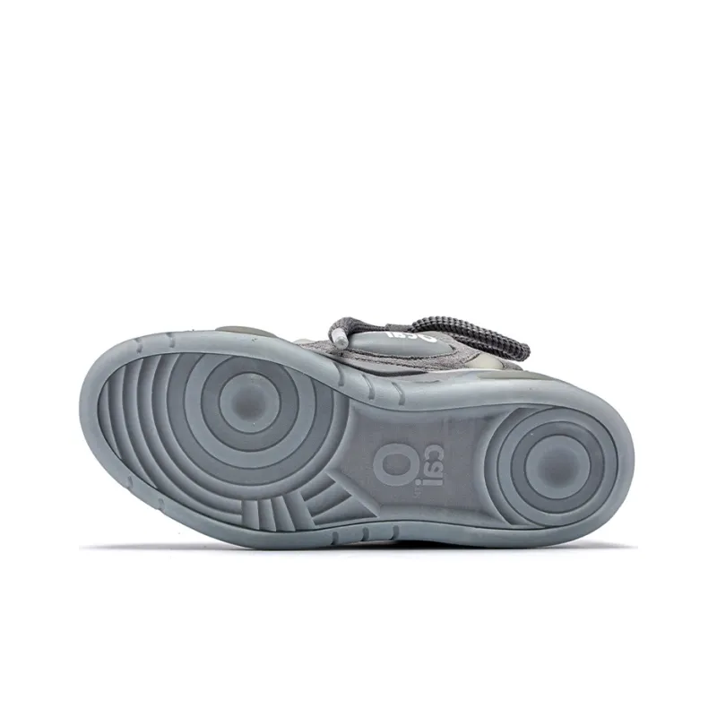 Ocai 001 RETRO Skateboard Shoes Unisex Suede Gray-3