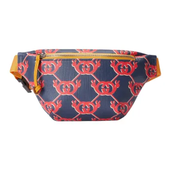 GUCCI Canvas Shoulder Bag Crossbody Bag Fanny Pack Sling Bags Kids' Bags Kids' Blue/Red