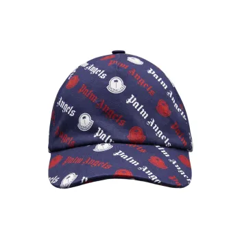 Moncler X Palm Angels Logo Print Baseball Cap