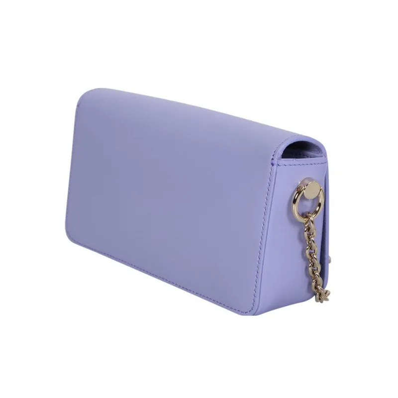 Furla My Joy Calfskin Shoulder Bag Crossbody Bag Mini Women's Blue Purple-1