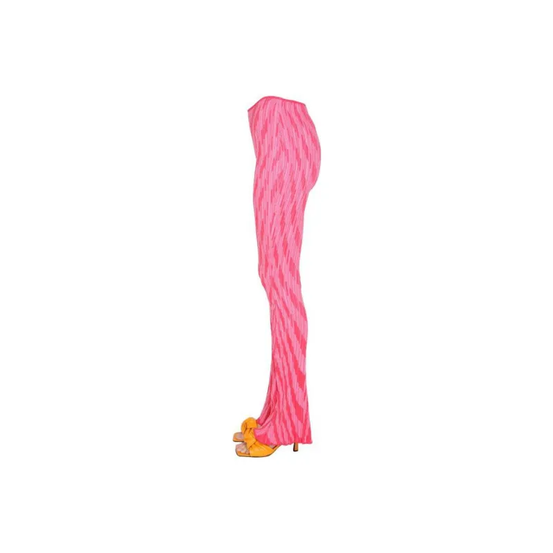 PHILOSOPHY DI LORENZO SERAFINI Intarsia knit Flared Trousers-2