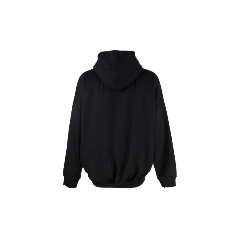 Valentino Pleated Drawstring Long Sleeved Hoodie-1