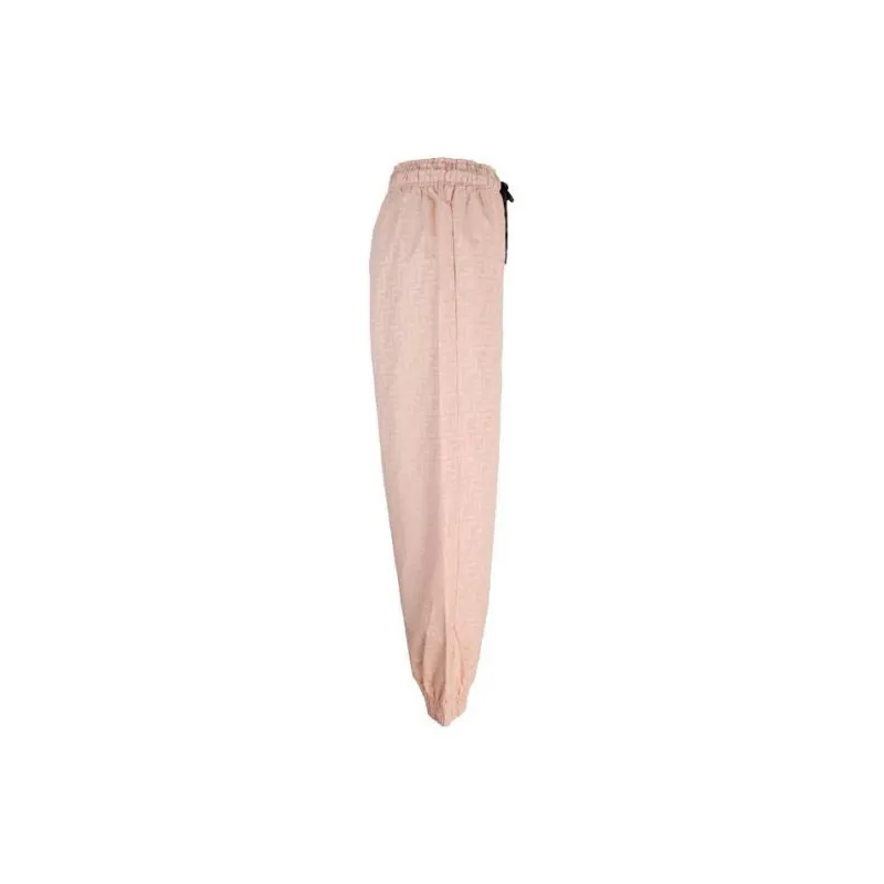 FENDI Knitted Sweatpants Women's Pink-3
